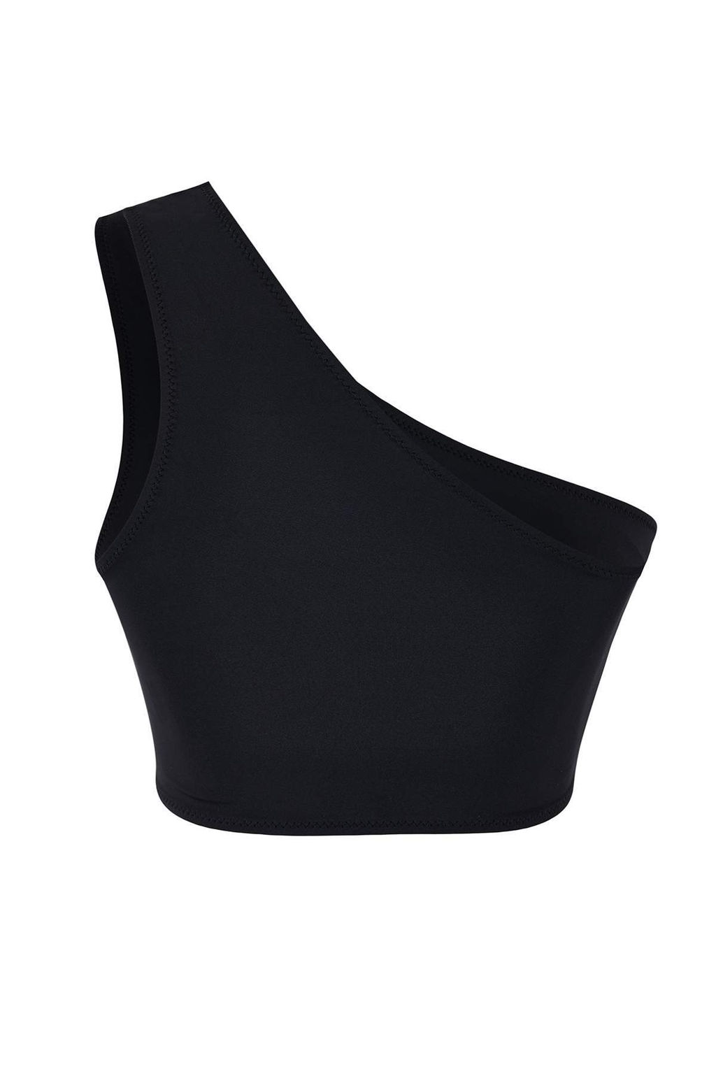 Siyah Mesh Detayl? Tek Omuz Bikini Ustu TBESS26BU00005 - Trendyolmilla фото 2