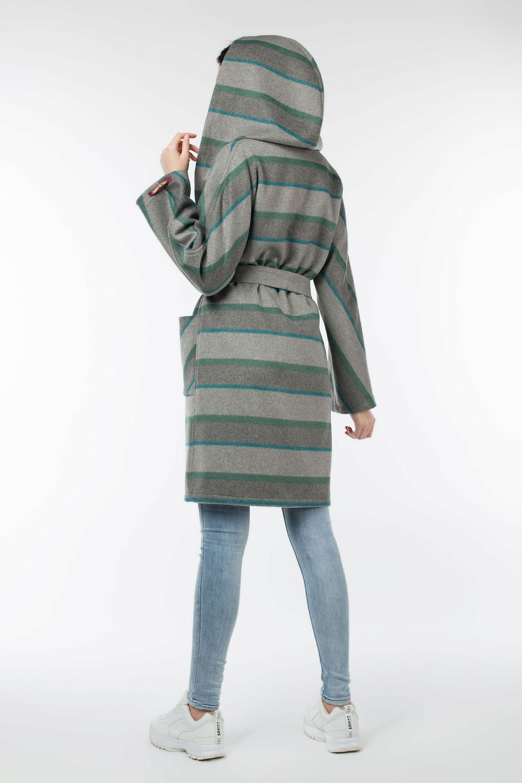 Пальто женское демисезонное (пояс) - El podio фото 8