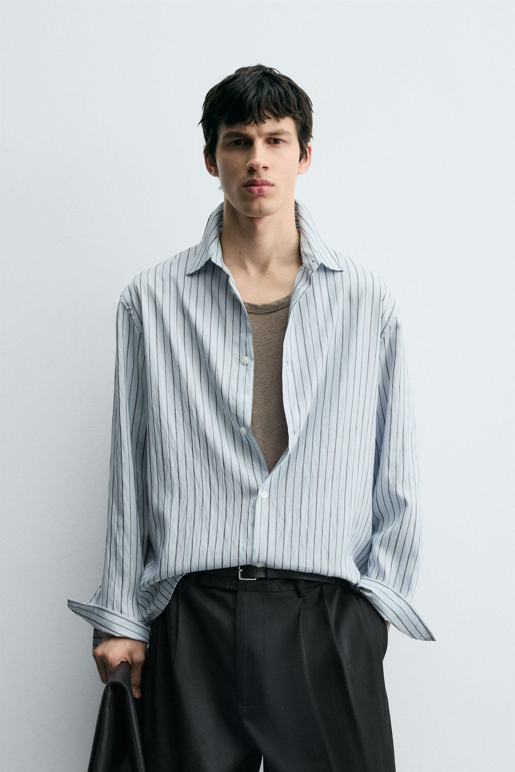 STRIPED TEXTURED SHIRT