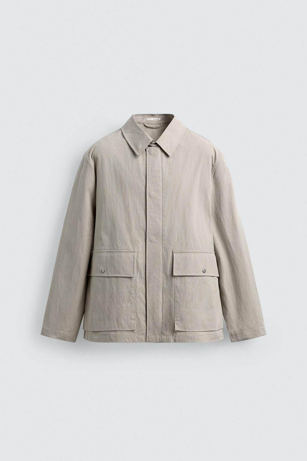 CAZADORA REGULAR FIT BOLSILLOS / Beige - Zara фото 7