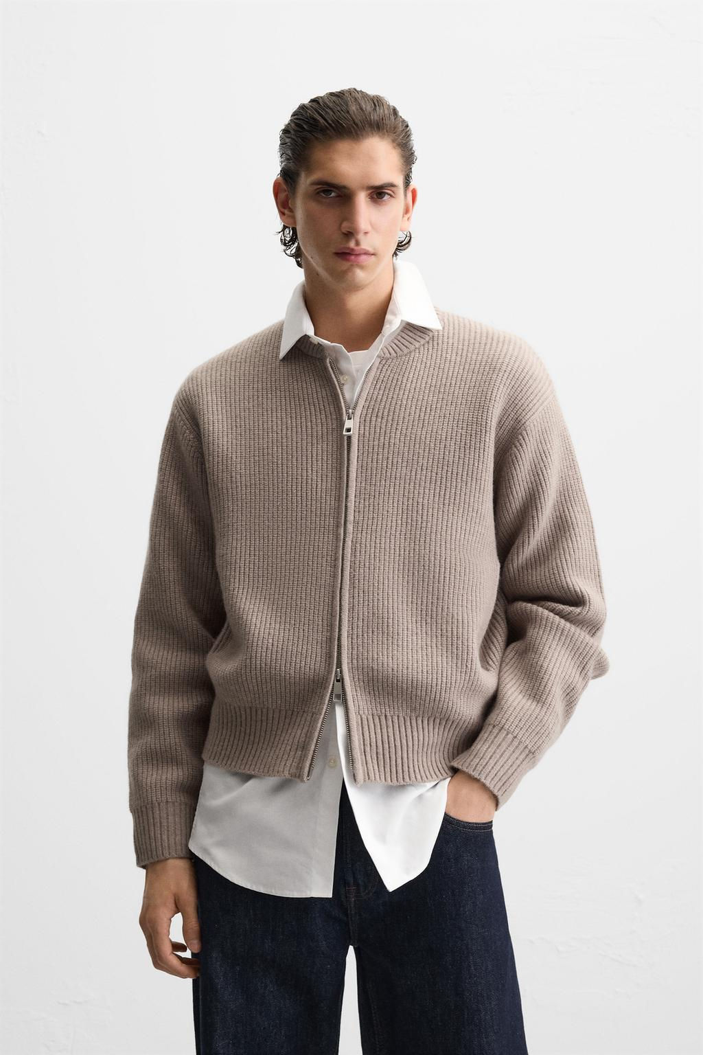 ZIP-UP KNIT JACKET - Zara фото 2