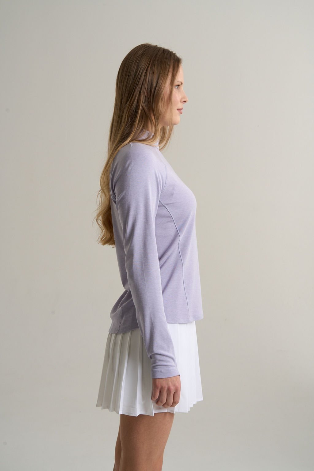 Лонгслив half-zip Фиолетовый ANTA RUNNING LS Tee