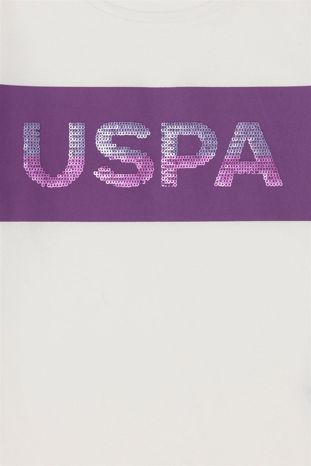 Футболка цвета экрю для девочки - U.s. polo assn фото 4