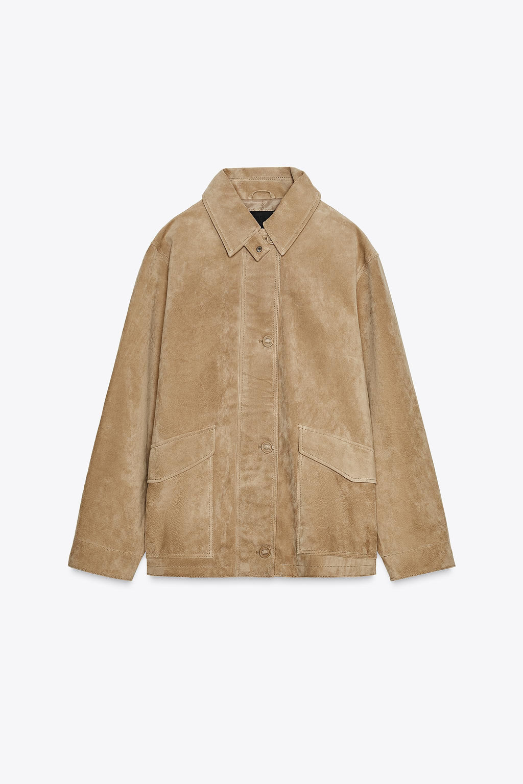 SUEDE LEATHER JACKET - Zara фото 8