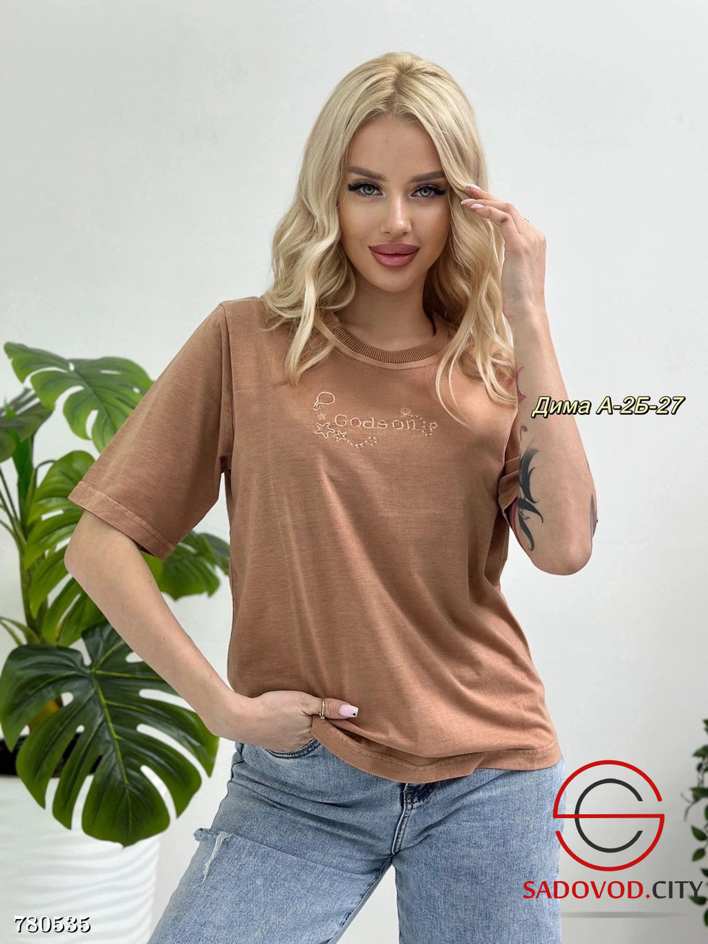 Женская футболка с принтом - Bruno фото 2