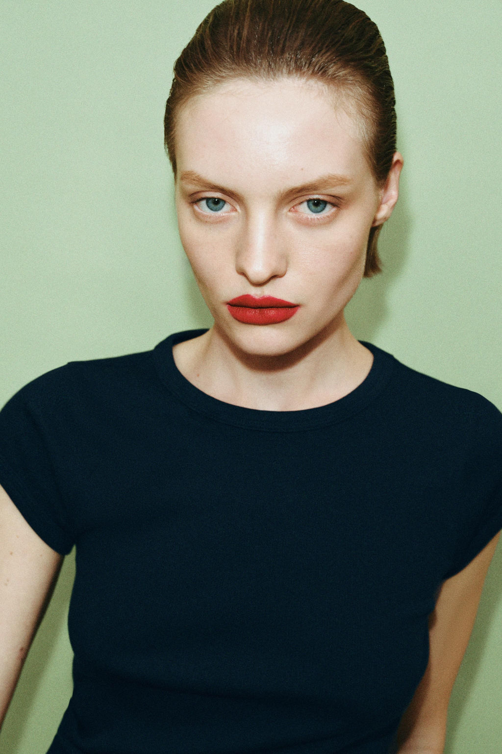 CAMISETA RIB MANGA CORTA / Marino - Zara фото 4