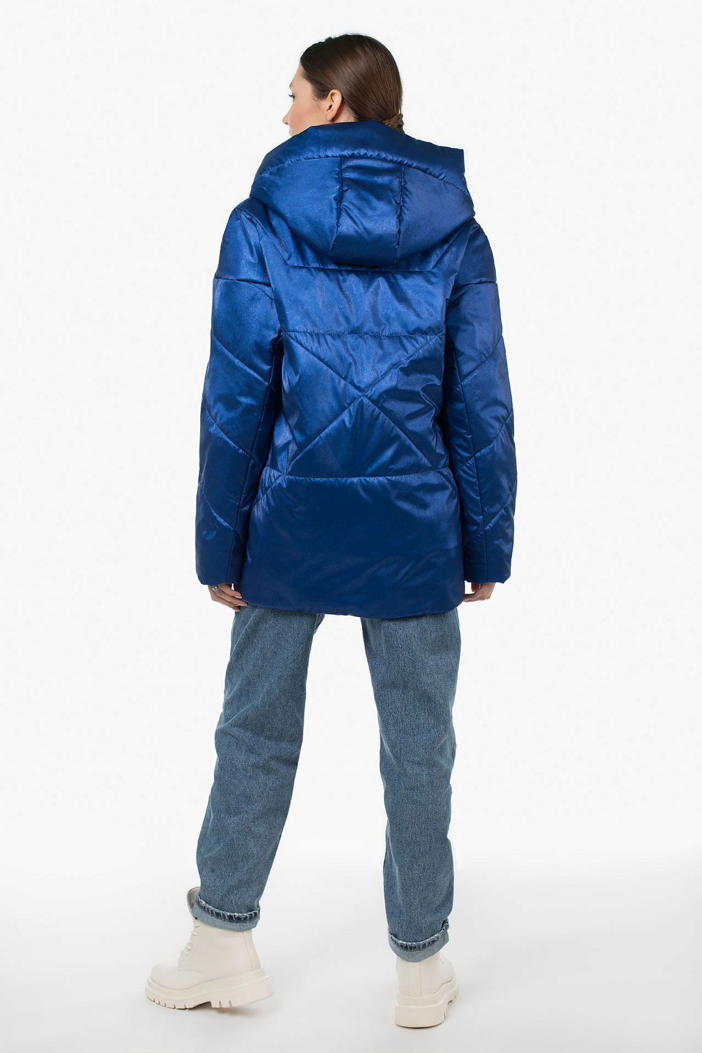 04-2843 Куртка женская демисезонная (синтепон 150) - El podio фото 5