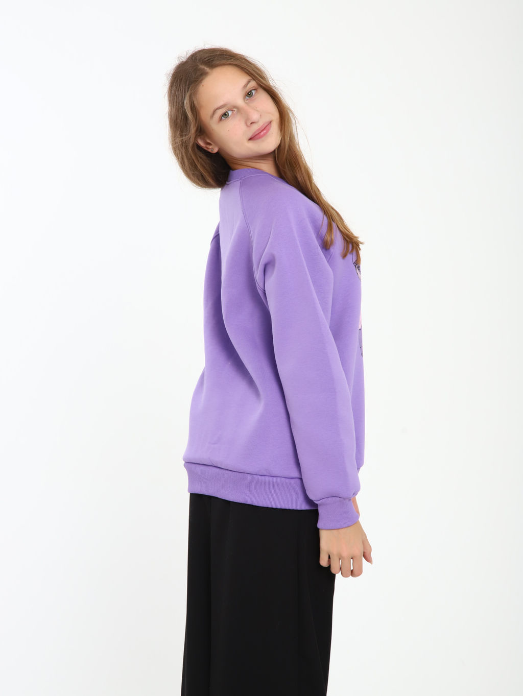 Толстовка "Дружба" лиловый