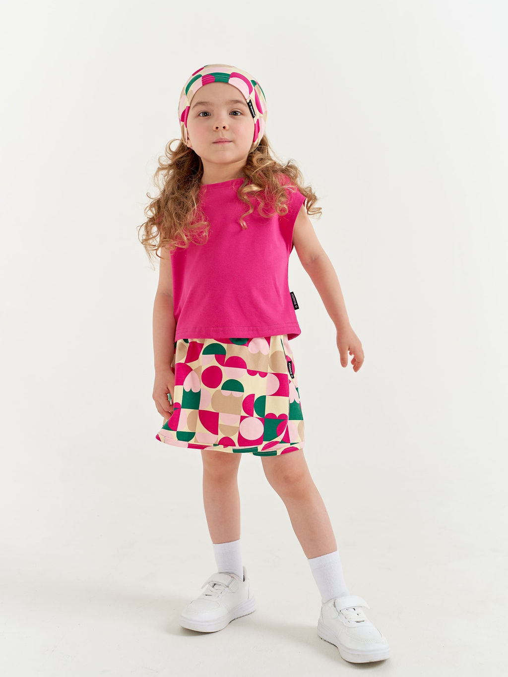 Футболка укороченная без рукавов Бабл-гам - Bungly фото 2