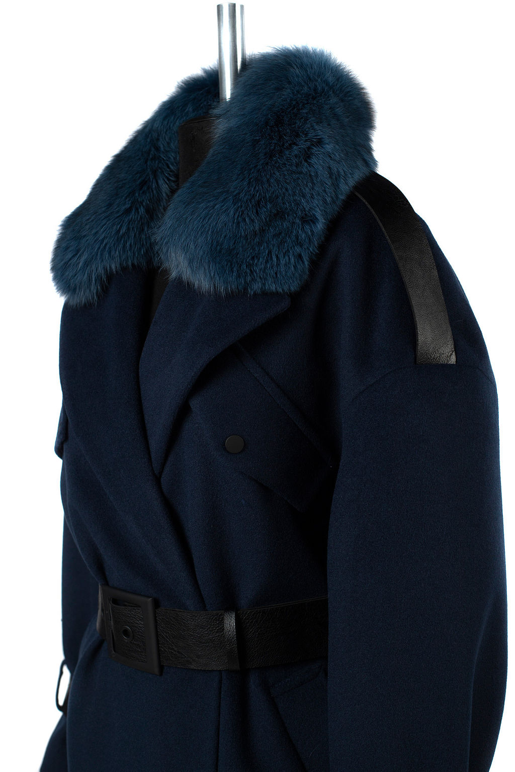 Мех натуральный (песец) Пальто утепленное Термофинн 100 г - El podio фото 8