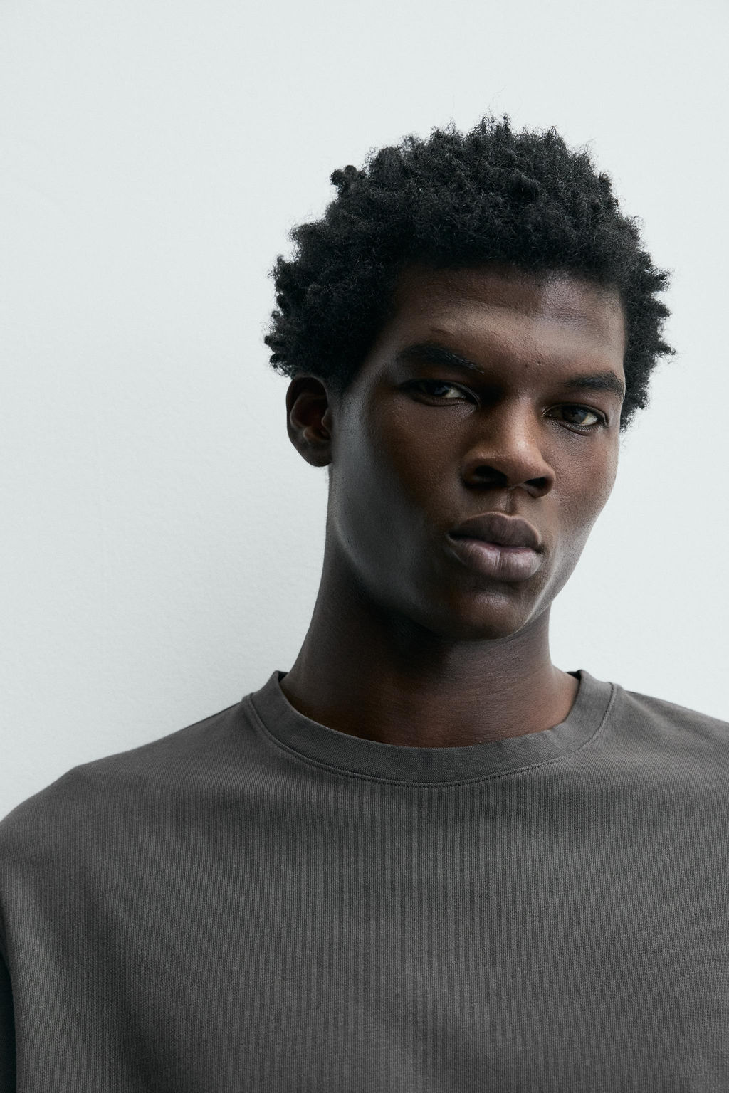 RELAXED FIT LONG SLEEVE T-SHIRT - Zara фото 5