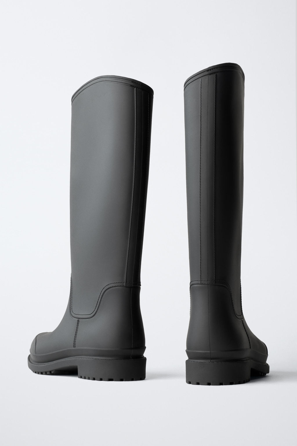 TALL RUBBERISED WELLIES - Zara фото 5