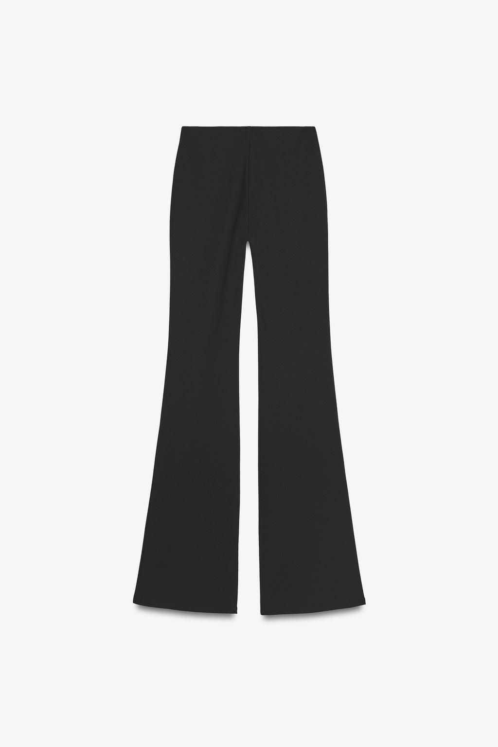 CREPE FLARE TROUSERS - Zara фото 13