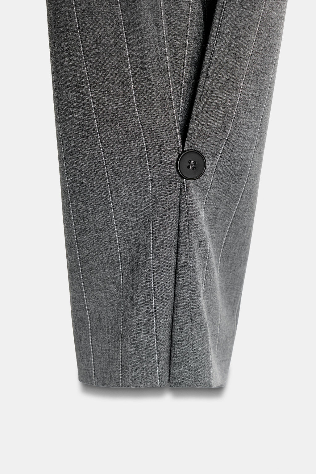 PLEATED TROUSERS WITH BUTTON HEM - Zara фото 7