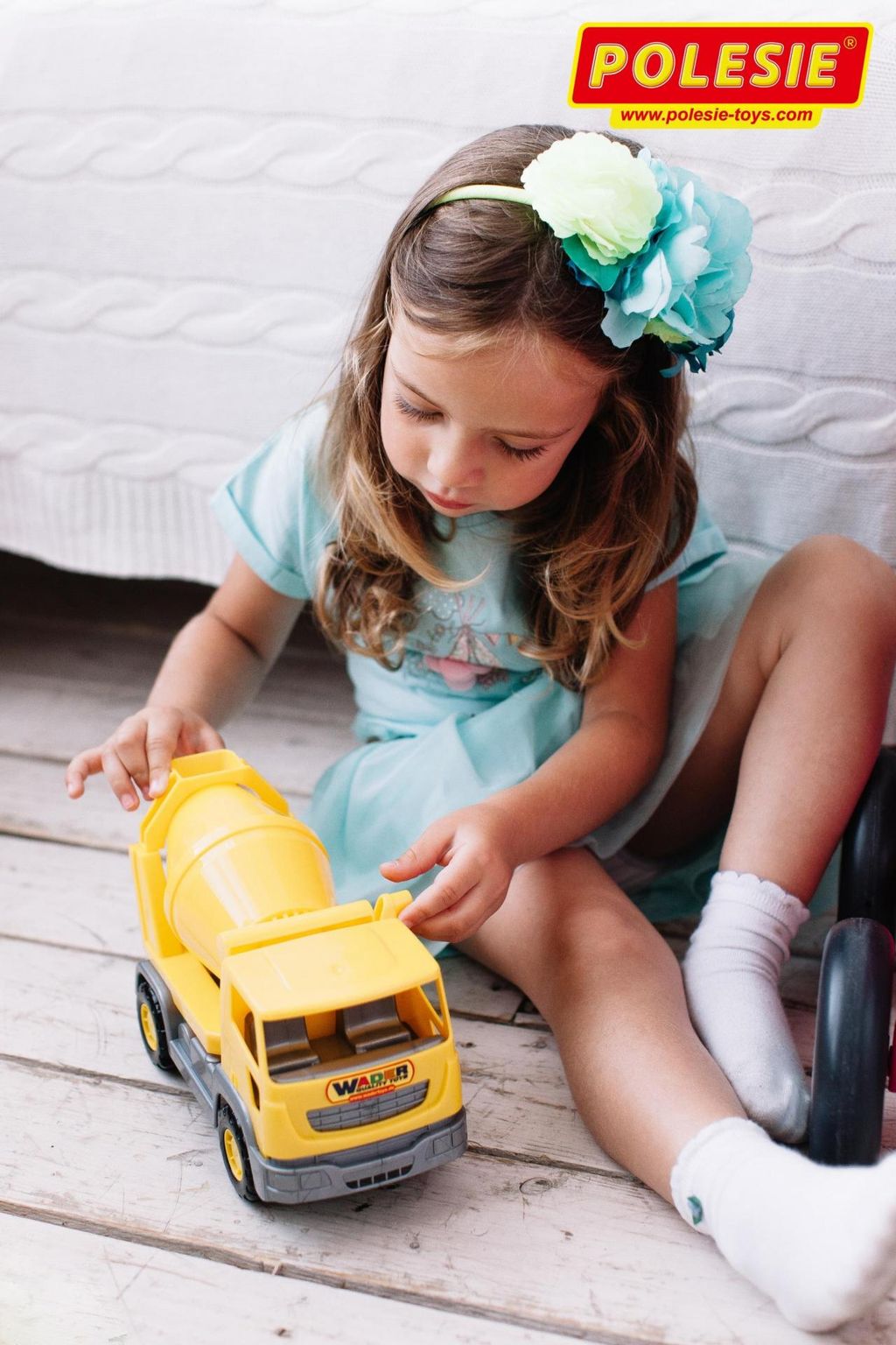 Агат, автомобиль-бетоновоз - Полесье фото 2