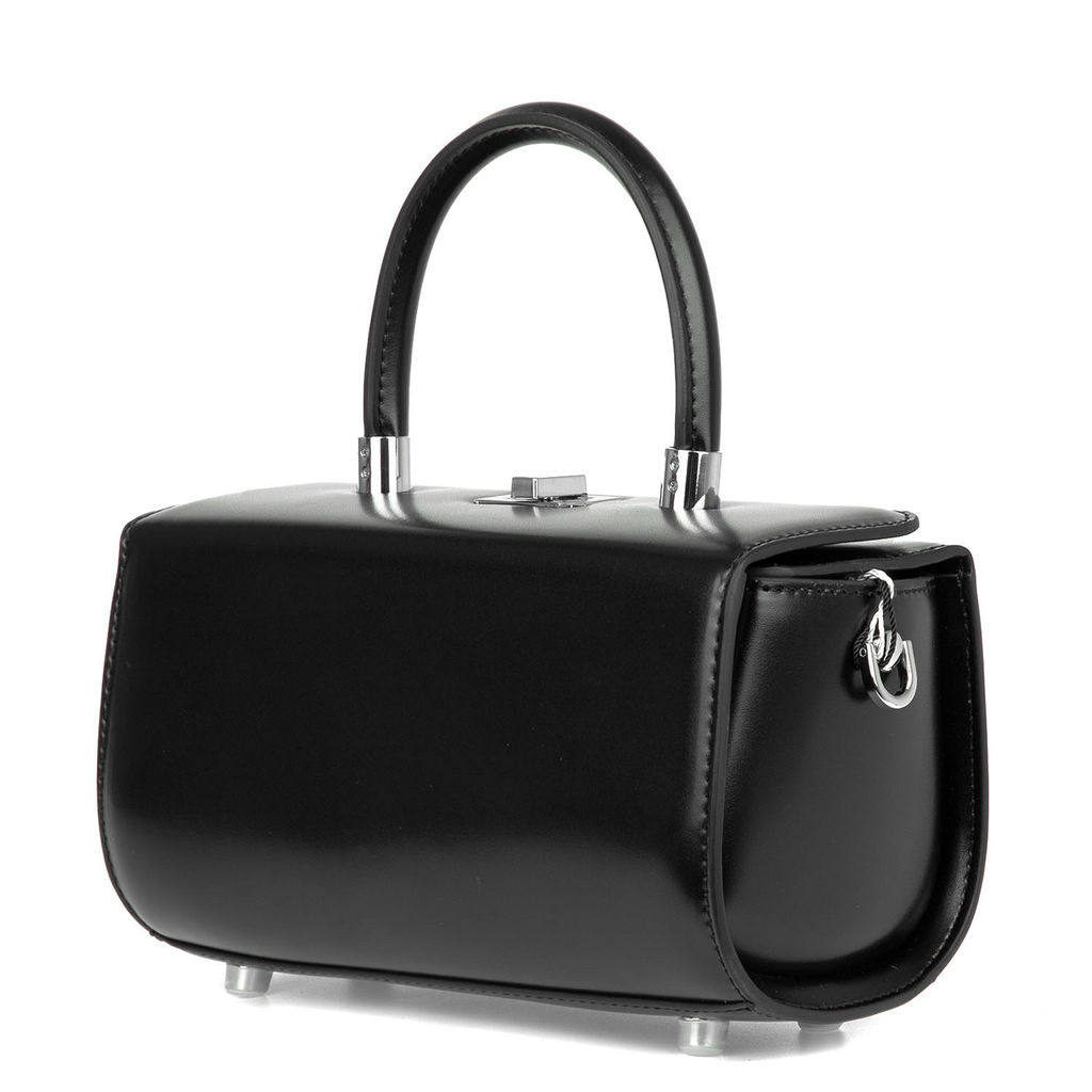5501 black1, Женская кожаная сумка, Barcelo Biagi