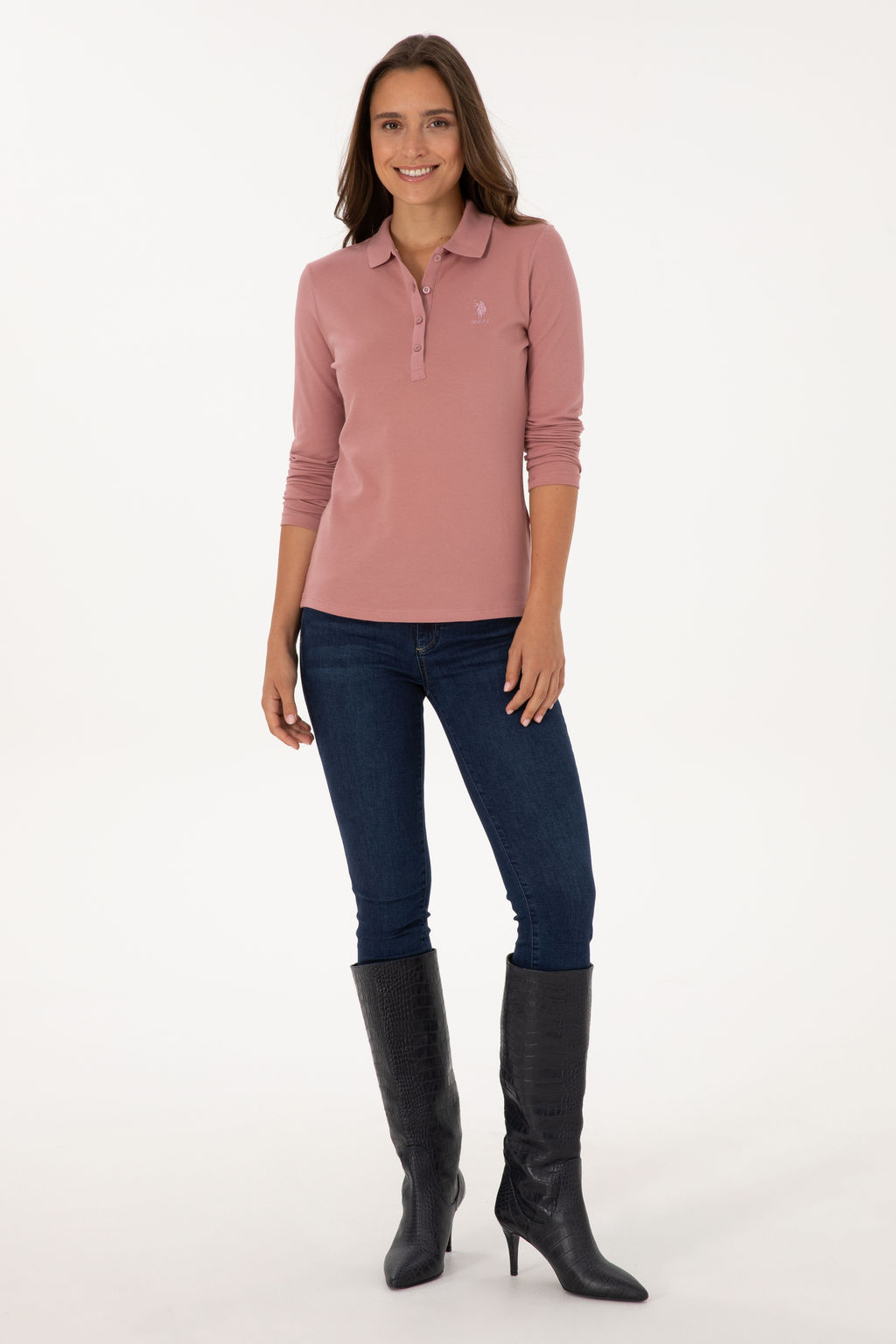 Kad_n Orkide Basic Sweatshirt Sepette S_rpriz _ndirim - U.s. polo assn фото 18