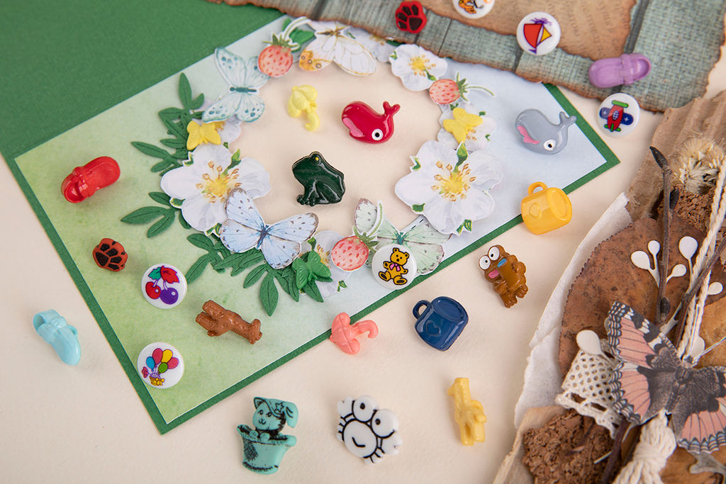 Mr.Painter LZB - 024 Набор пуговиц 5 х 9 шт фото 4