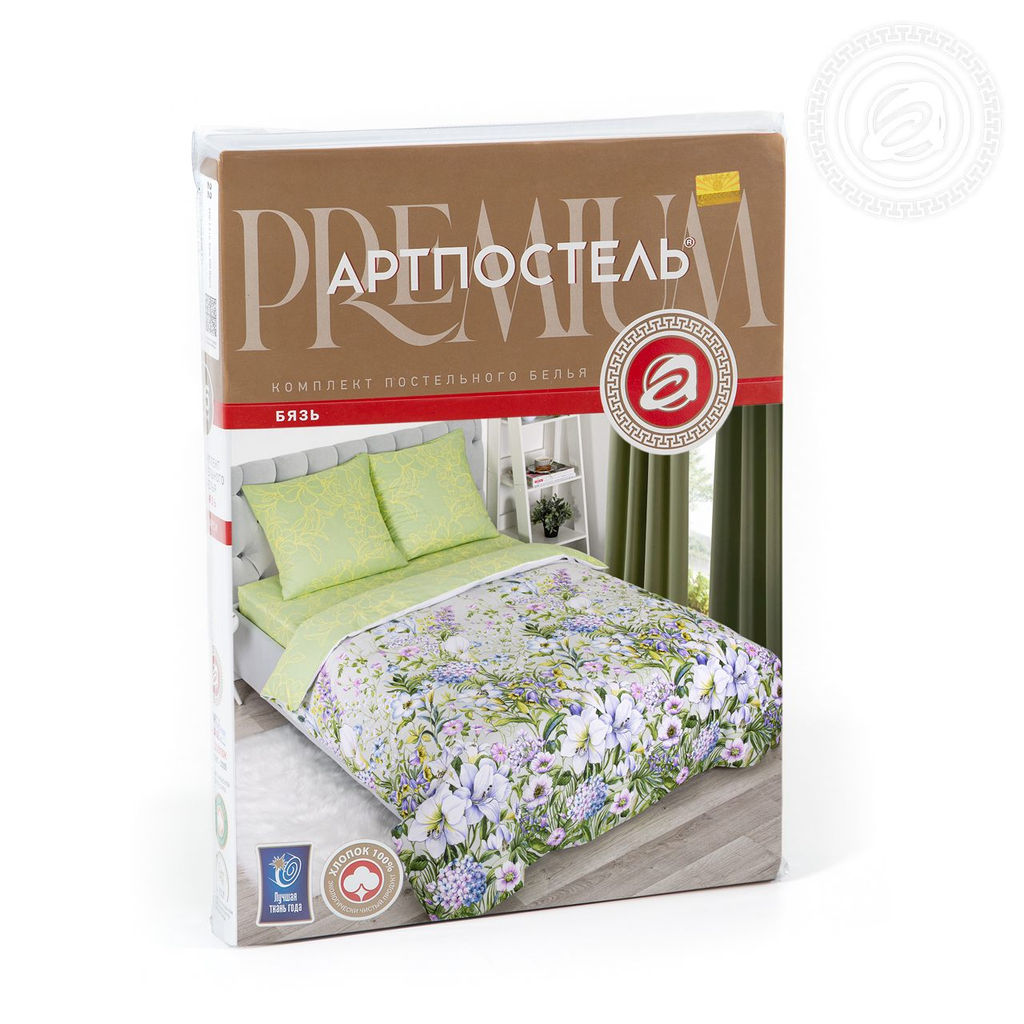 Постельное бельё Полянка (бязь премиум) Семейный/Пододеяльник: 2 шт. - 215*143; Простыня: 1 шт. - 220*240; Наволочка: 2 шт. - 70*70; Премиум - Артпостель фото 5