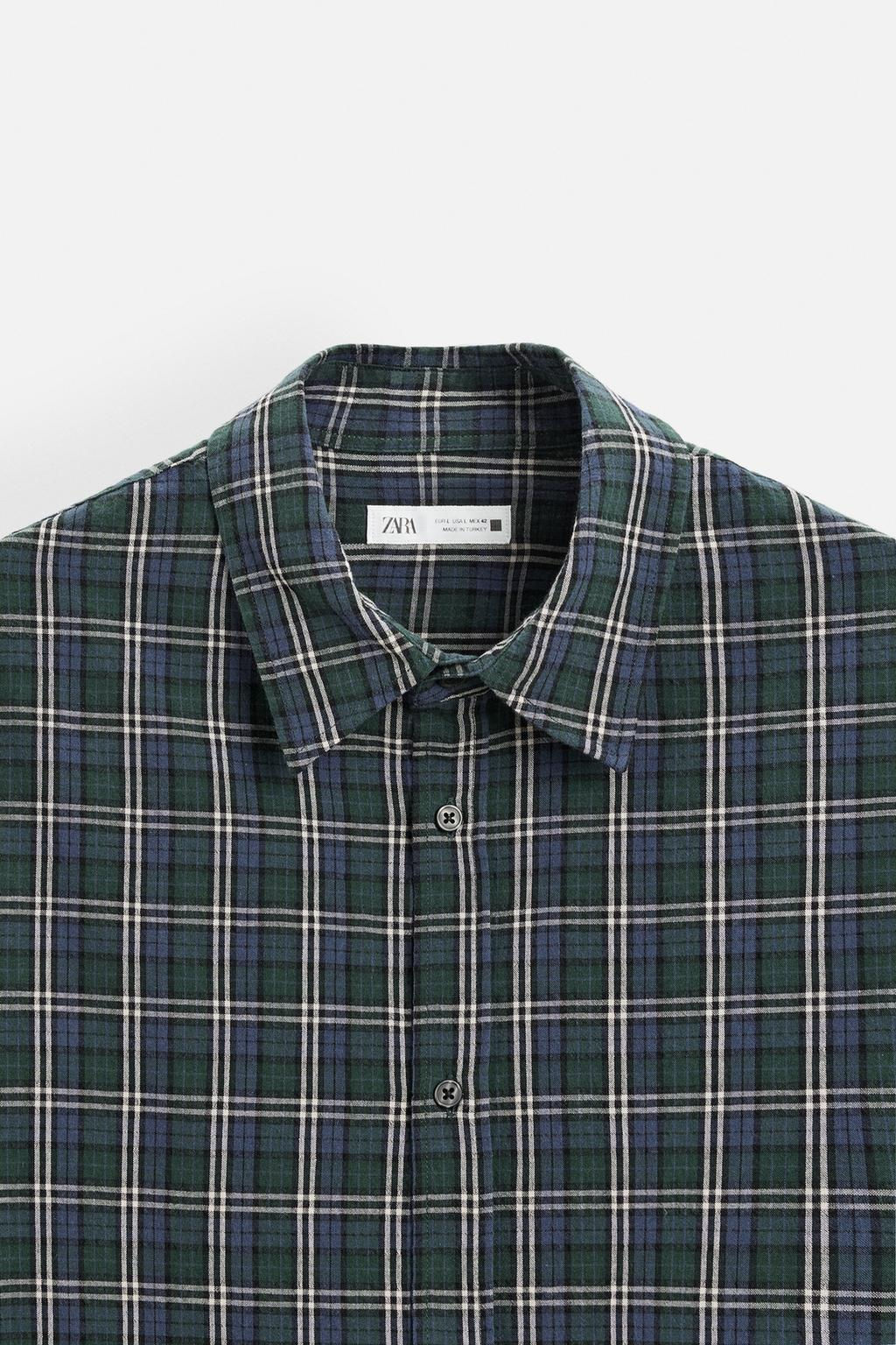 CHECK SHIRT - Zara фото 8