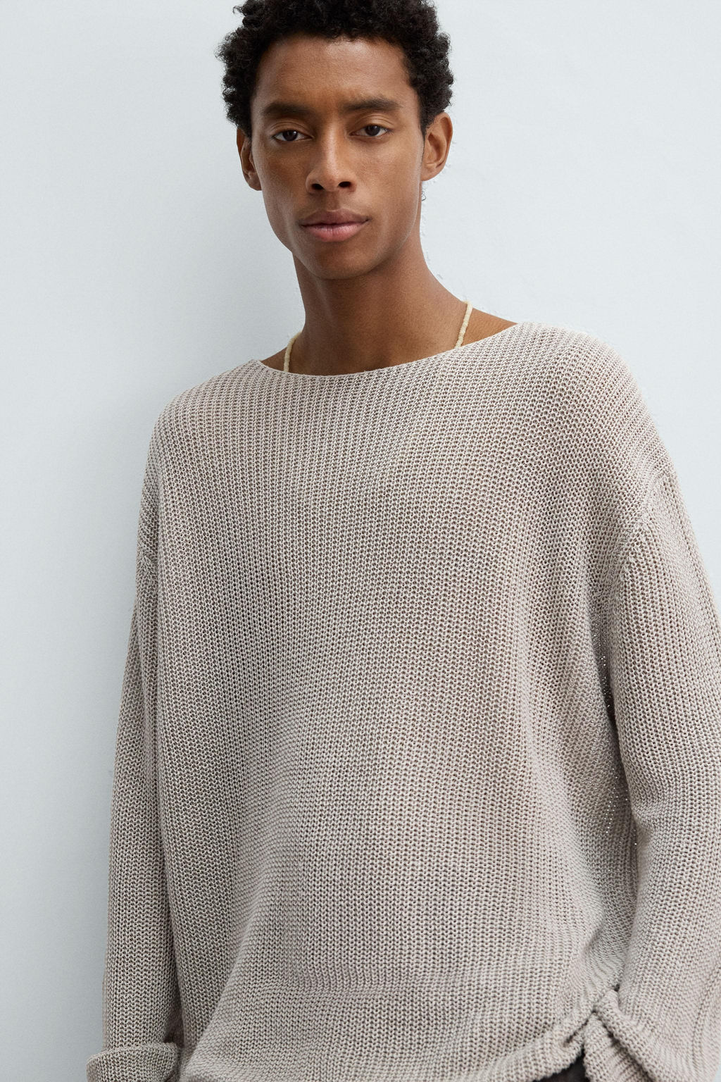 HEMP KNIT JUMPER - Zara фото 5