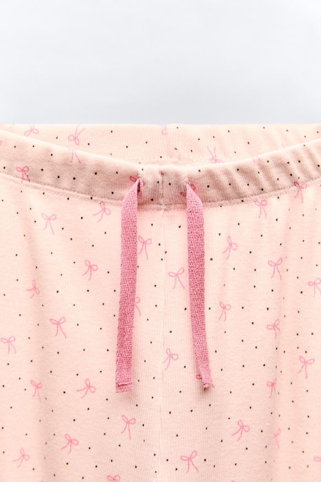 6-14 YEARS/ RIBBON RIB PYJAMAS - Zara фото 7