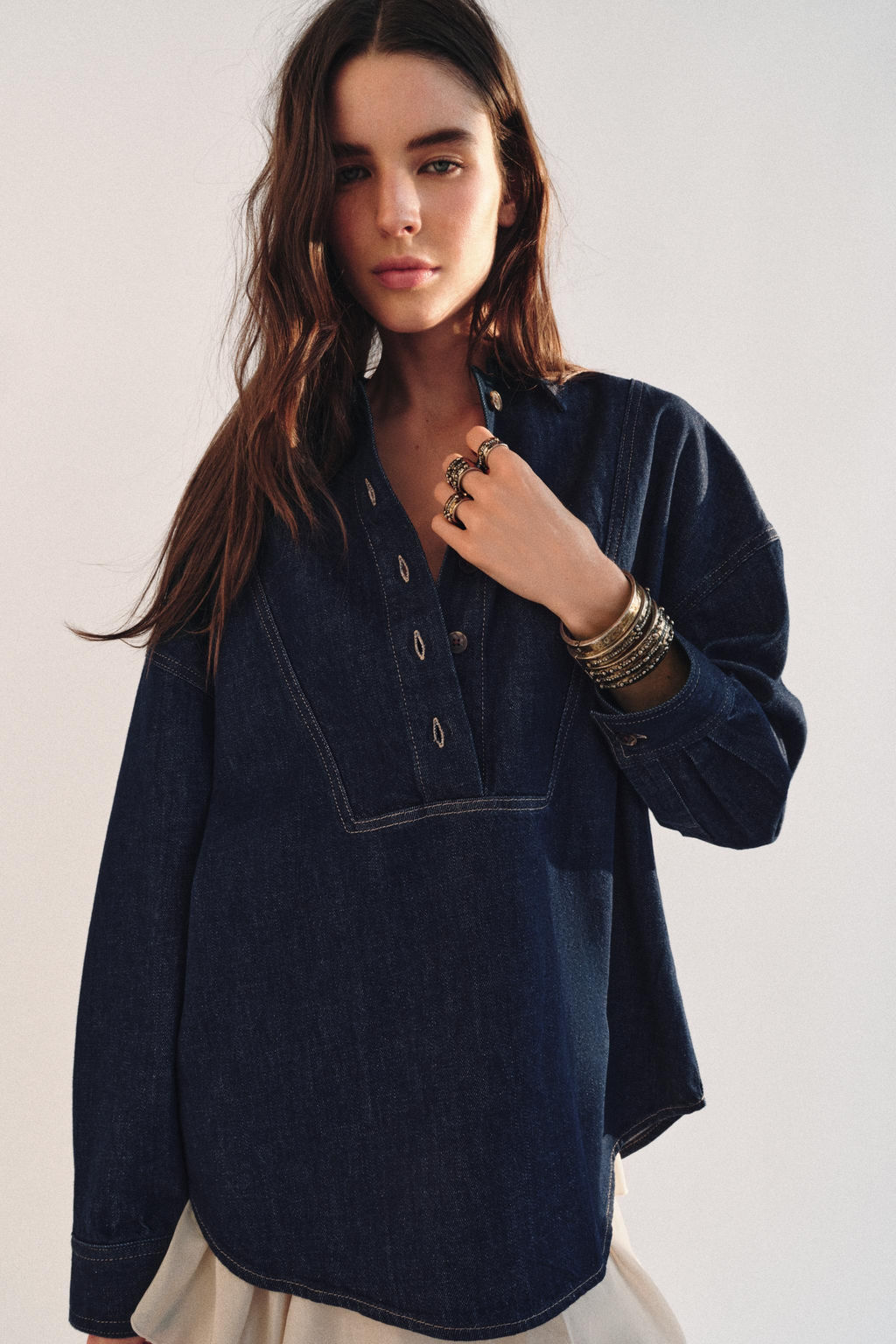 PACK 3 PULSERAS LABRADAS BRILLOS / Gris antracita