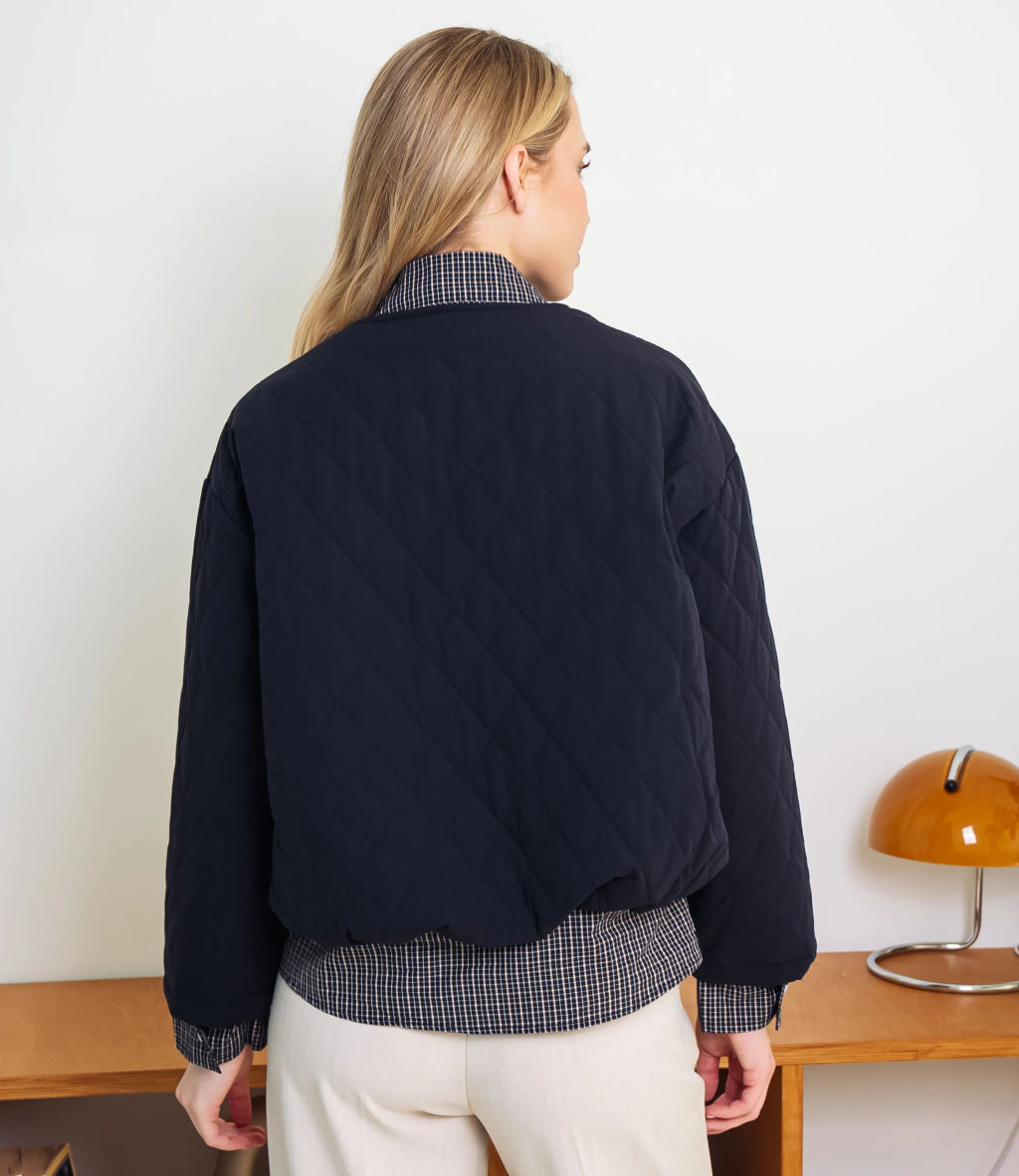 Куртка #КТ66199, тёмно-синий - Dommod фото 3