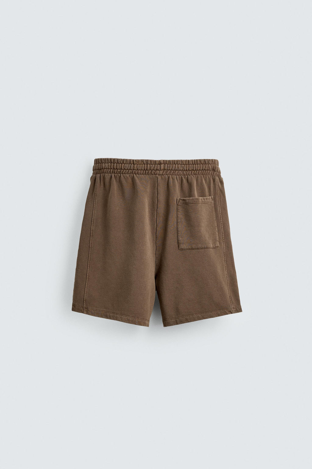 BERMUDA JOGGER B?SICA LAVADA / Marr?n - Zara фото 8