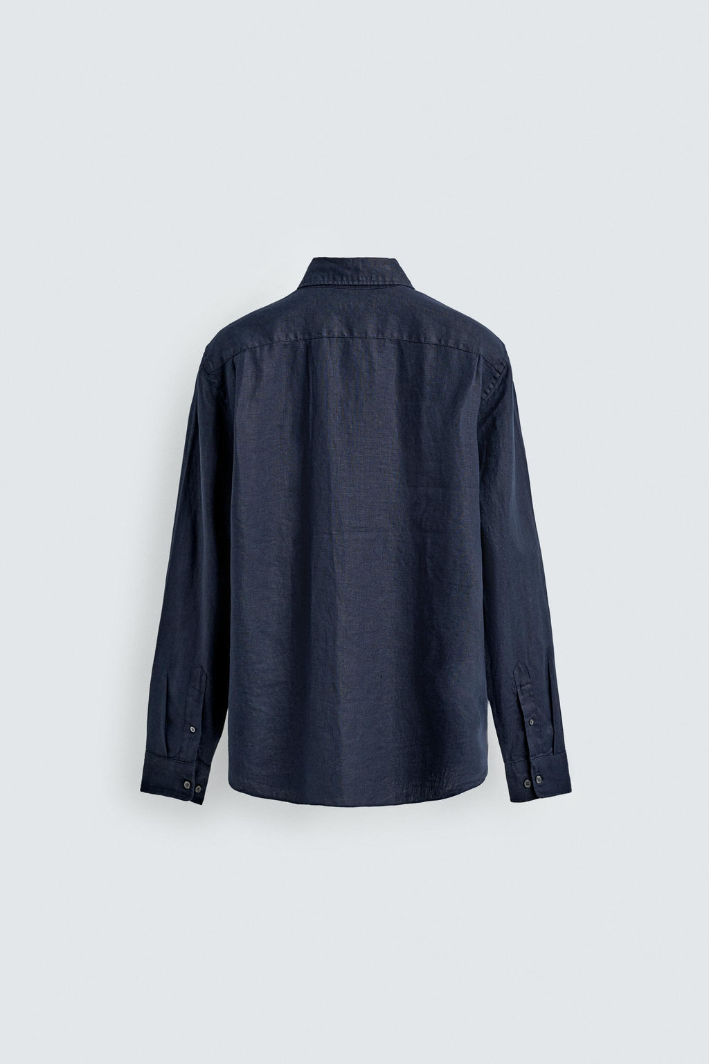 CAMISA REGULAR FIT 100% LINO / Blanco - Zara фото 8