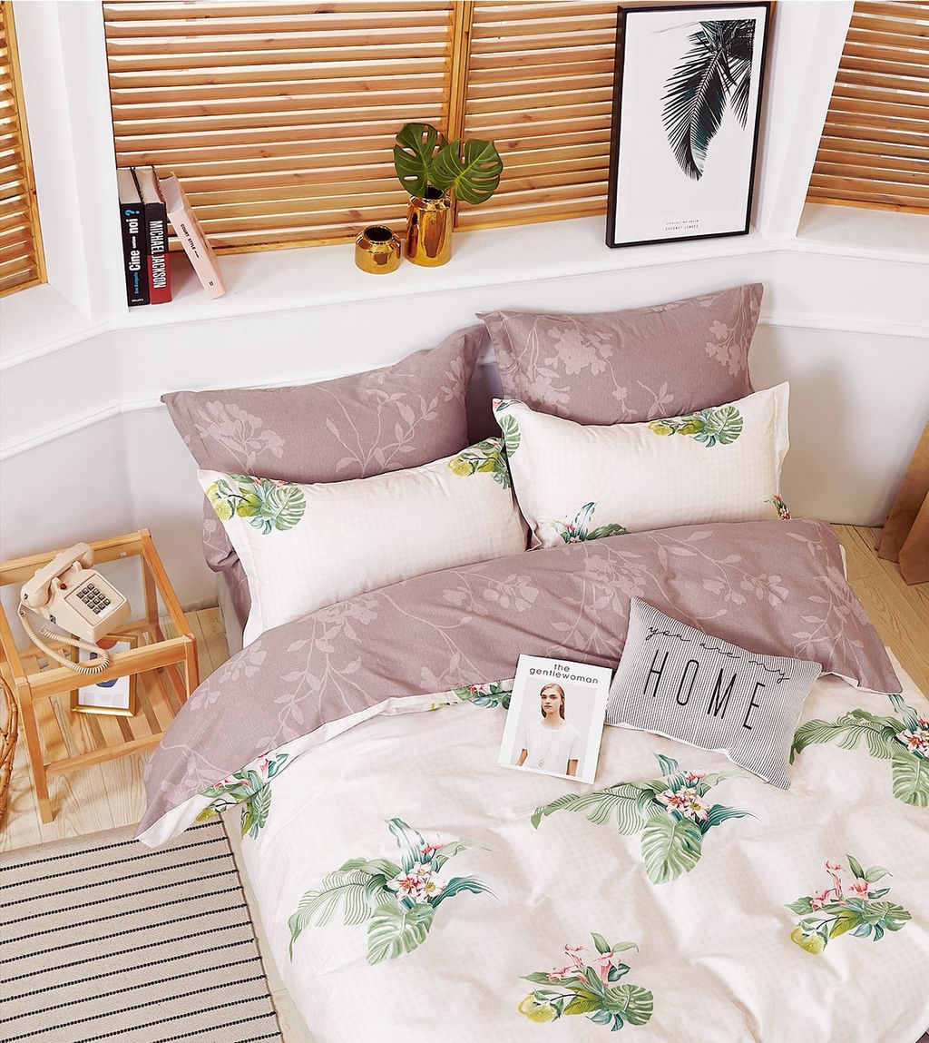 CKK-7-001 КПБ Семья Сатин печатный нав-ки ( 50х70 х 2 шт ) в крафт коробке АльВиТек