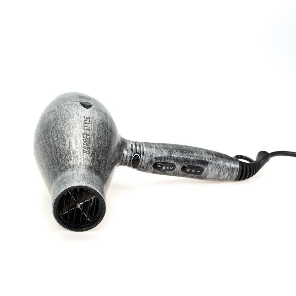 Dewal Профессиональный фен для волос / Barber Style 03-120 Steel, серый, 2200 Вт  фото 8