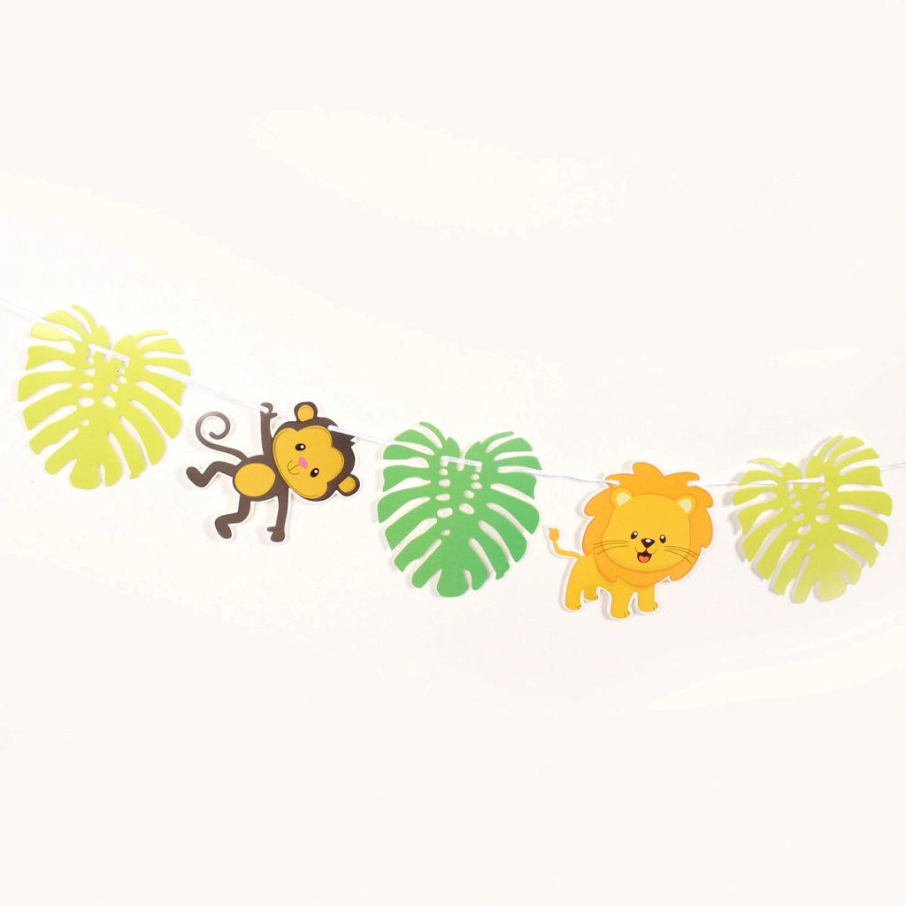 Растяжка "Весёлый зоопарк" 14 x12.5 см