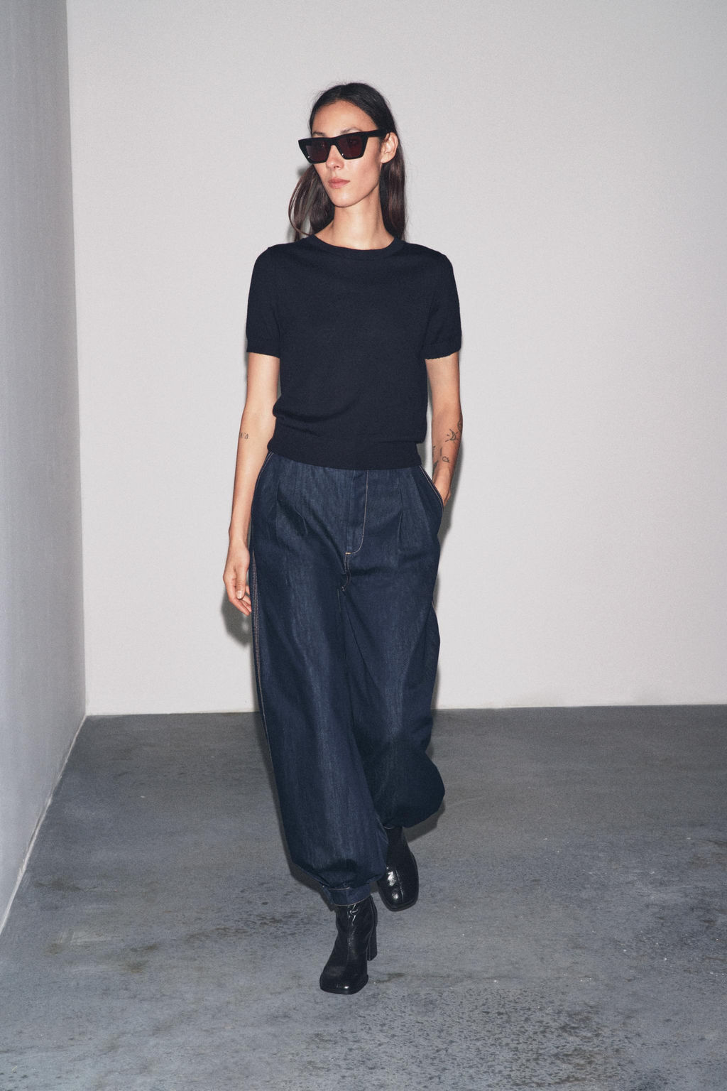 100% WOOL SHORT SLEEVE TOP - Zara фото 8