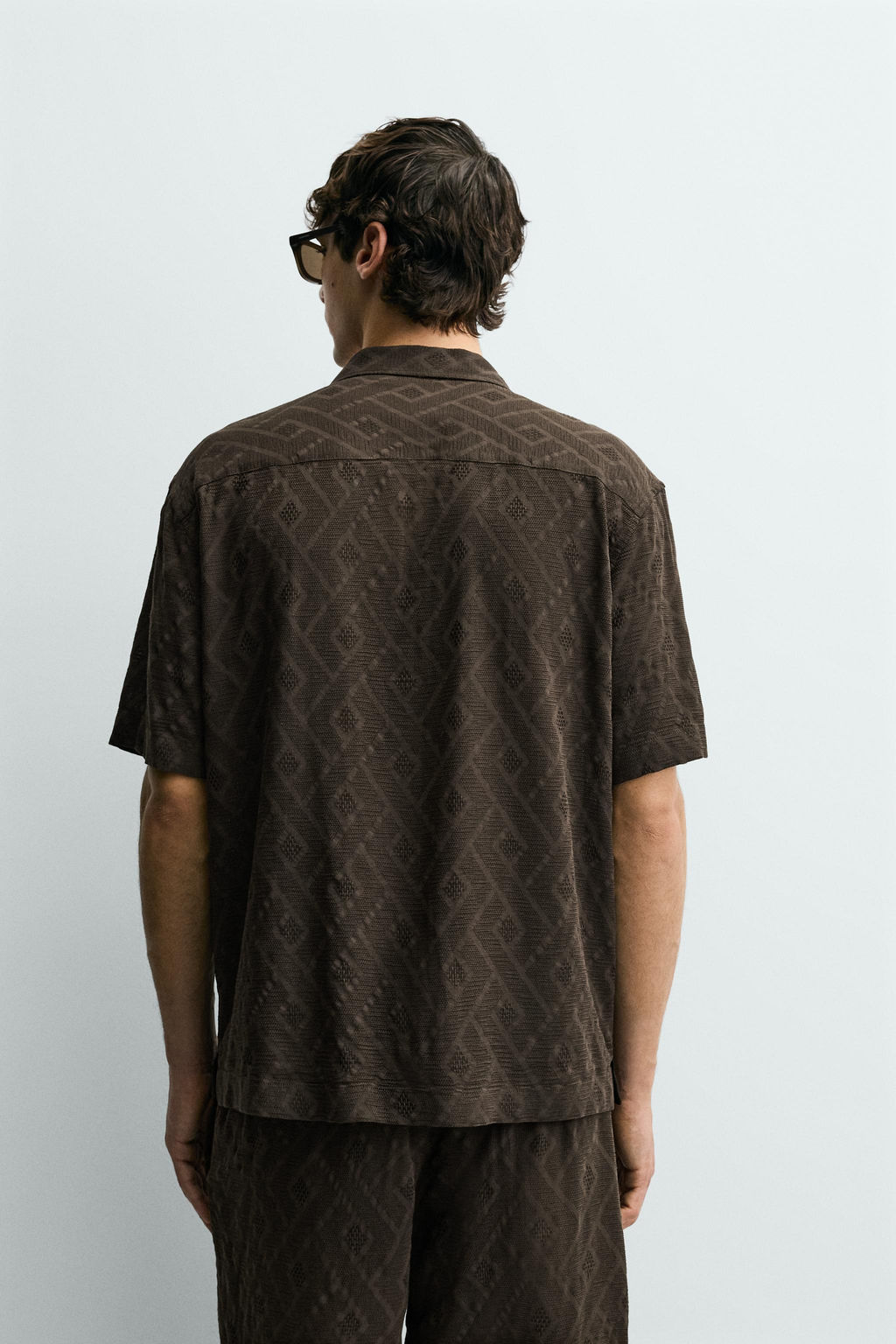 GEOMETRIC JACQUARD SHIRT - Zara фото 3