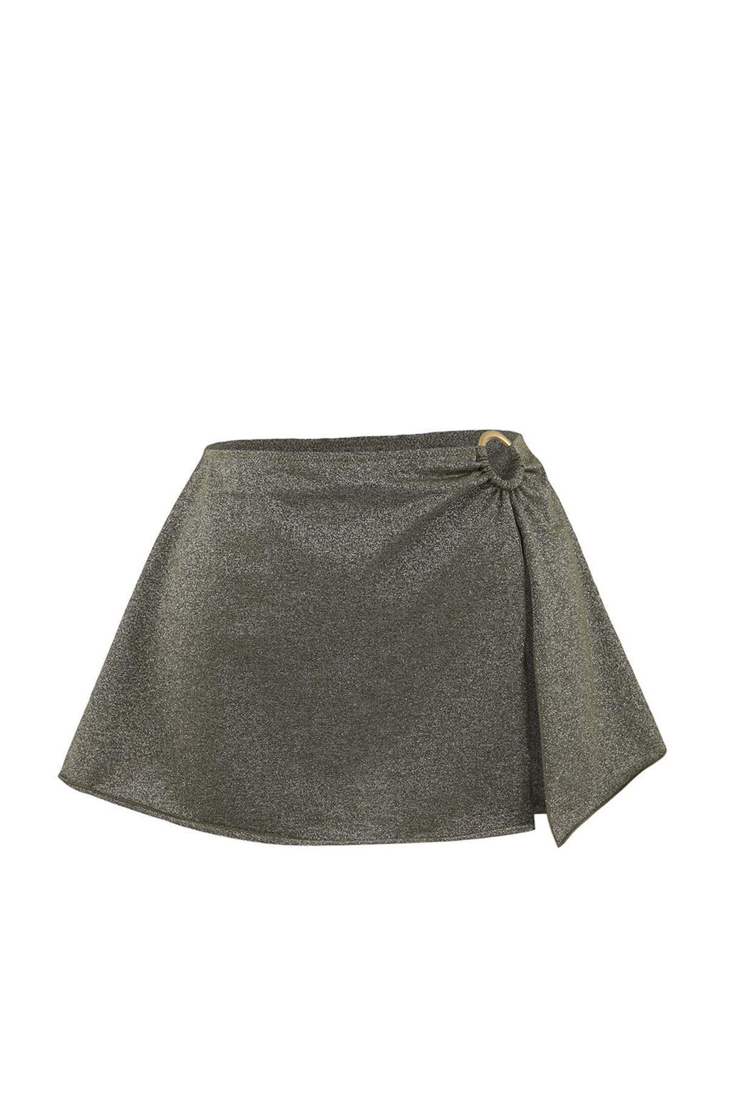 Haki Orme Simli Super Mini Aksesuar Detayl? Plaj Pareo TBESS26PR00001