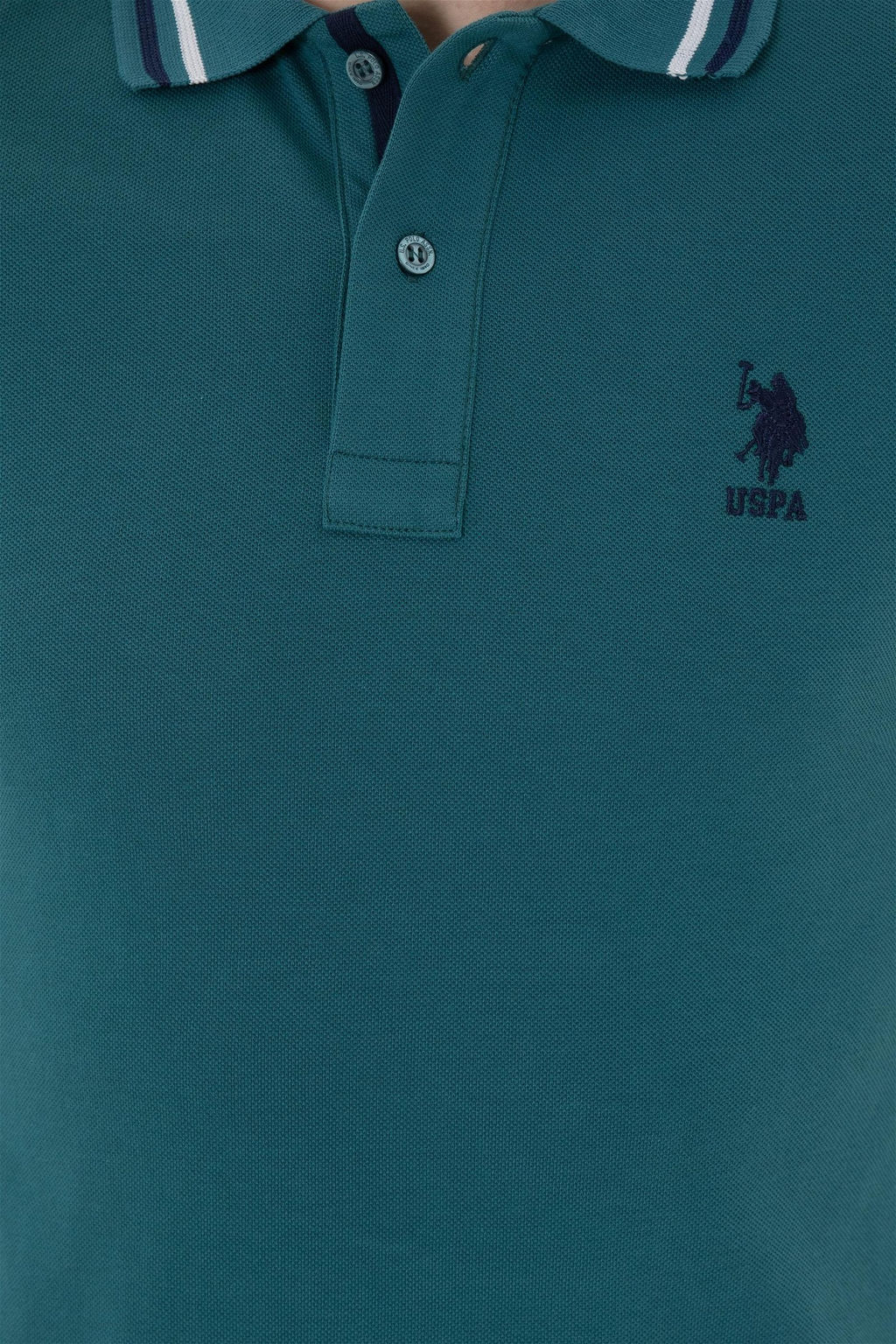 Футболка мужская U.S. Polo Assn темно-зеленая  фото 7