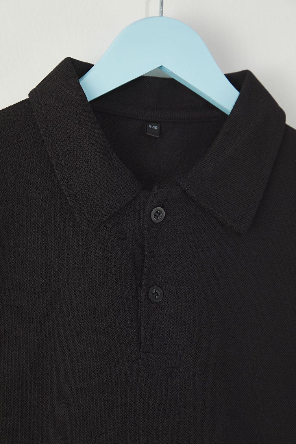 Siyah Unisex %100 Pamuk Basic Polo Yaka Regular/Normal Kal?p K?sa Kol Orme T-Shirt TKDSS24TS00024 - Trendyolmilla фото 4
