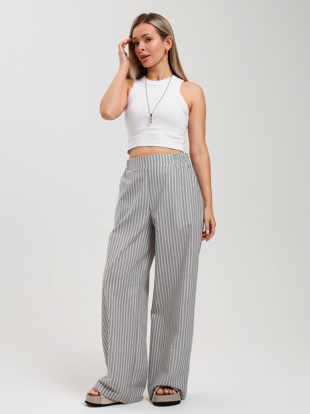 VIOTEX Брюки Летний день-2 (80% хлопок, 20% лён) - Виотекс фото 32