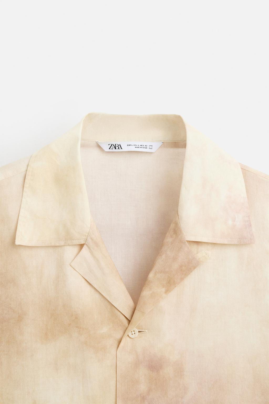 ABSTRACT PRINT SHIRT - Zara фото 9