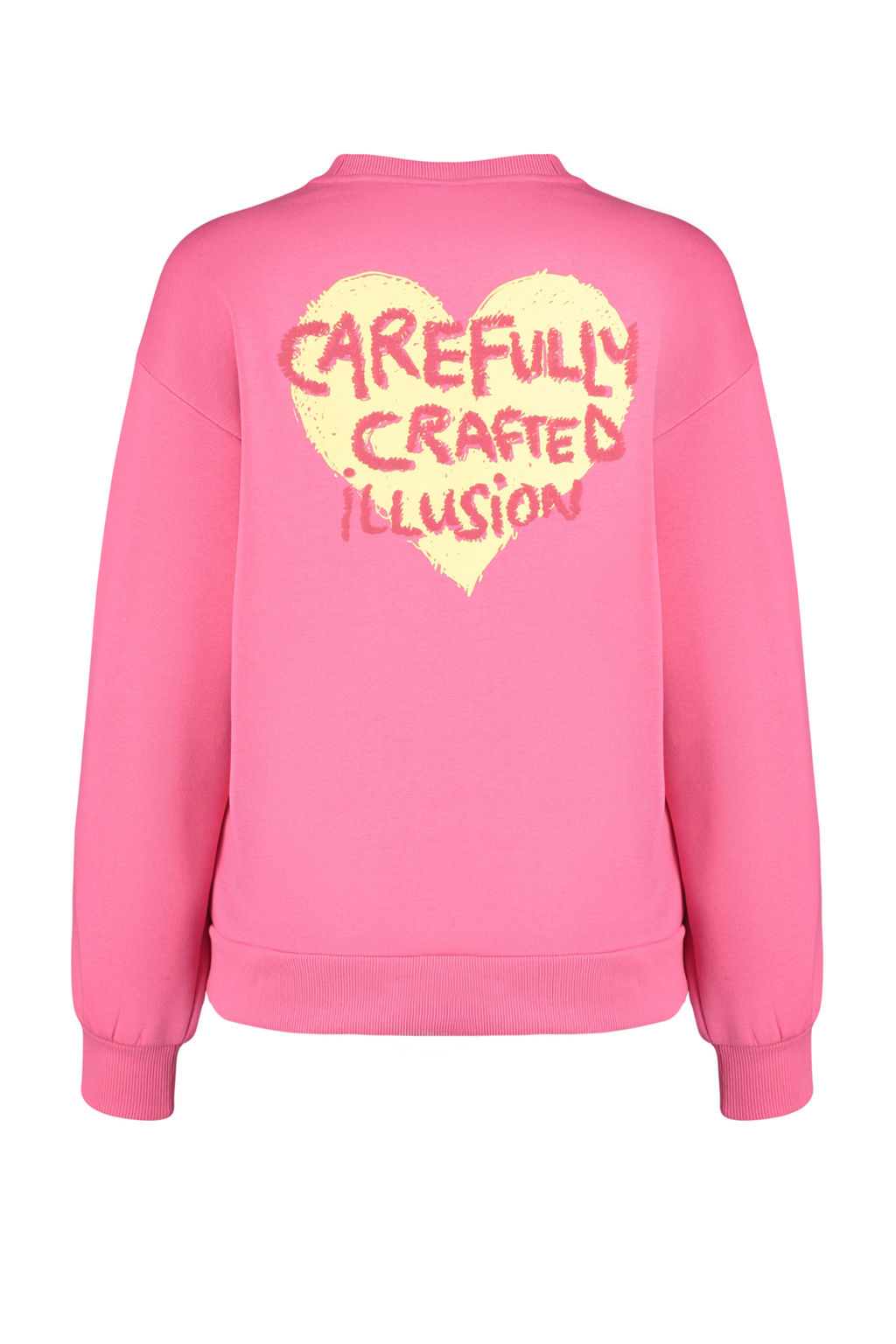 TRENDYOLMILLA Saks Kal?n Ici Polarl? Gogus ve S?rt Kabartma Bask?l? Oversize Orme Sweatshirt TWOAW24SW00226 фото 16