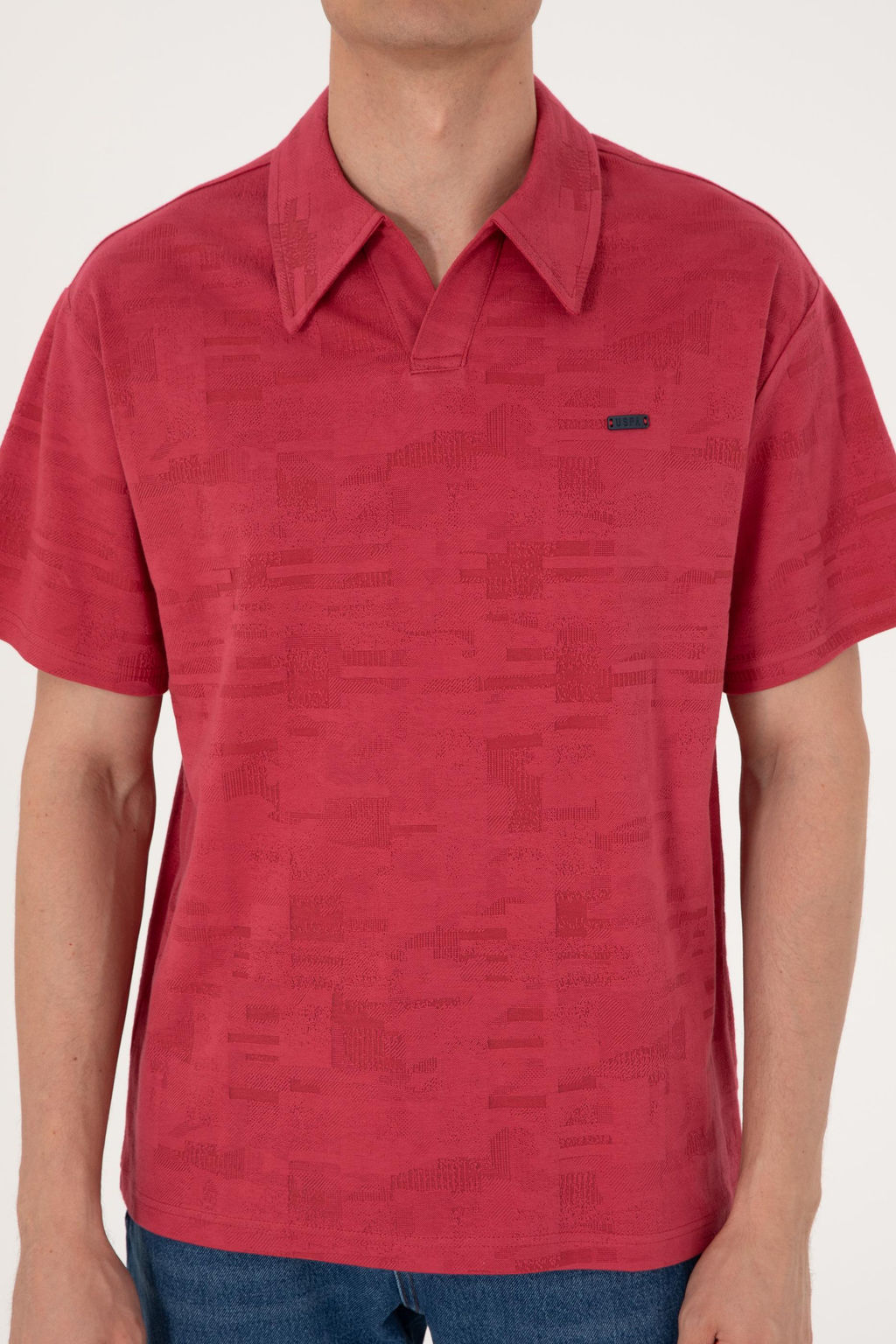 Erkek Comfort Fit Ka__k Yaka Vi_ne Ti__rt Sepette S_rpriz _ndirim - U.s. polo assn фото 6