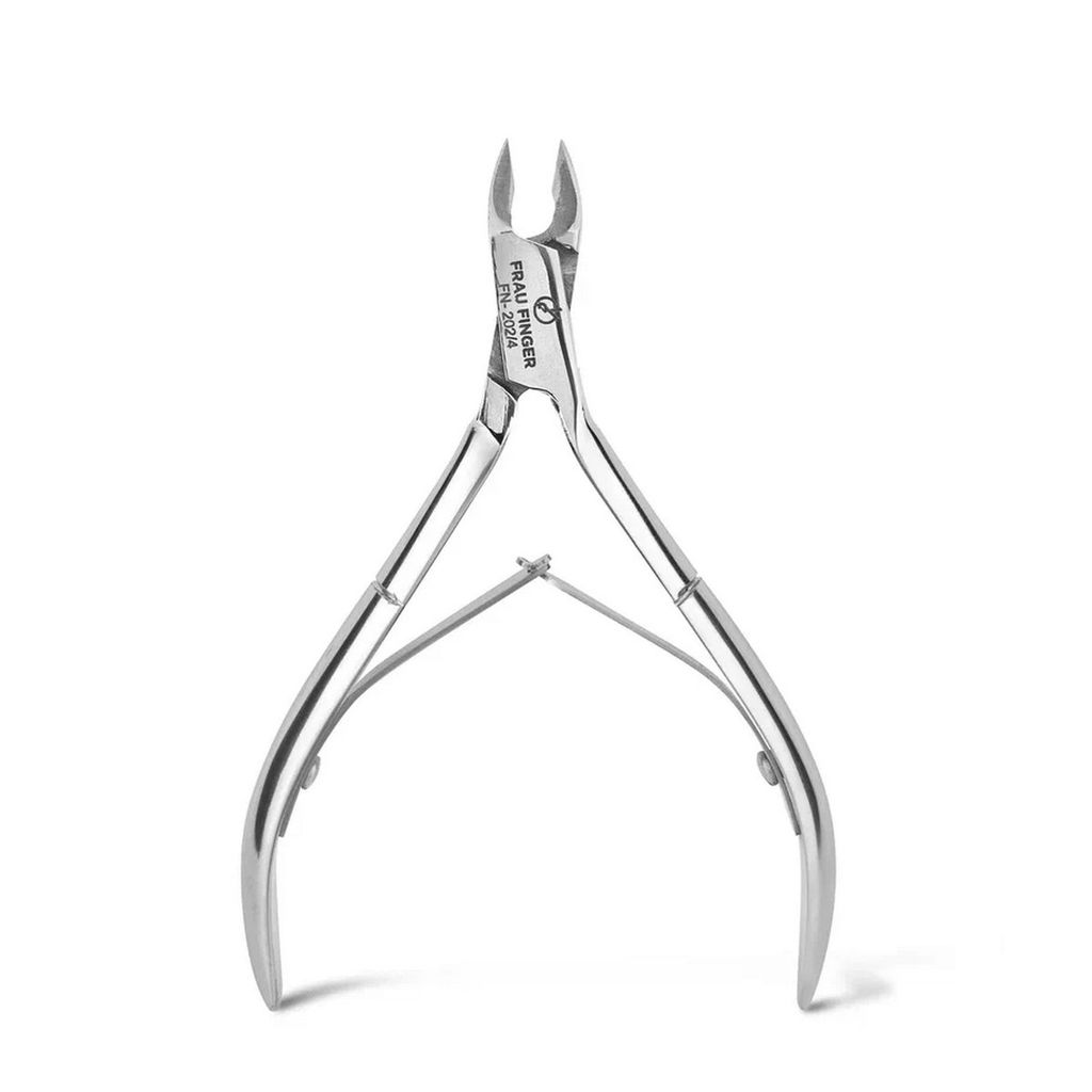 Frau Finger Кусачки маникюрные для кутикулы / Classic FN-202/4SP, двойная пружина, ручная заточка, 4 мм