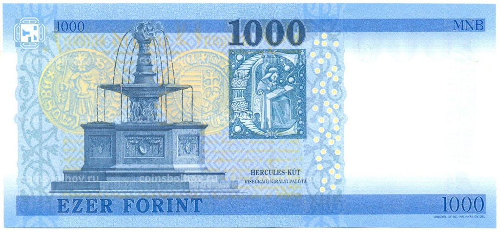Банкнота 1000 форинтов 2025 года Венгрия