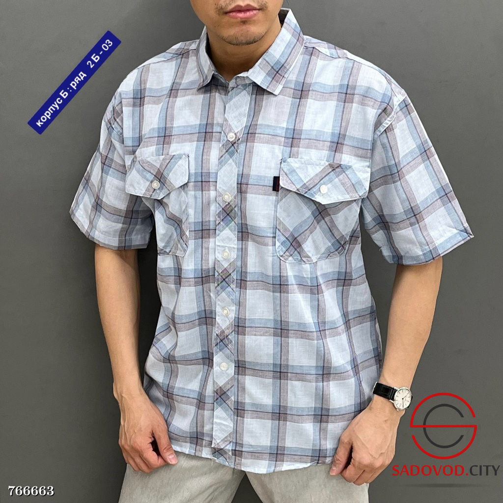 Мужская летняя рубашка - Bruno фото 5