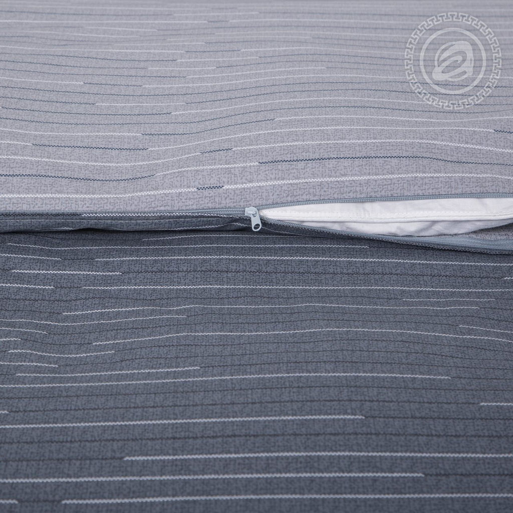 Постельное белье Ариго (сатин Престиж) Евро/Пододеяльник (молния): 1 шт. - 220*200; Простыня: 1 шт. - 220*240; Наволочка (клапан, ушки): 2 шт. - 70*70; Наволочка (клапан): 2 шт. - 50*70 Престиж - Артпостель фото 5