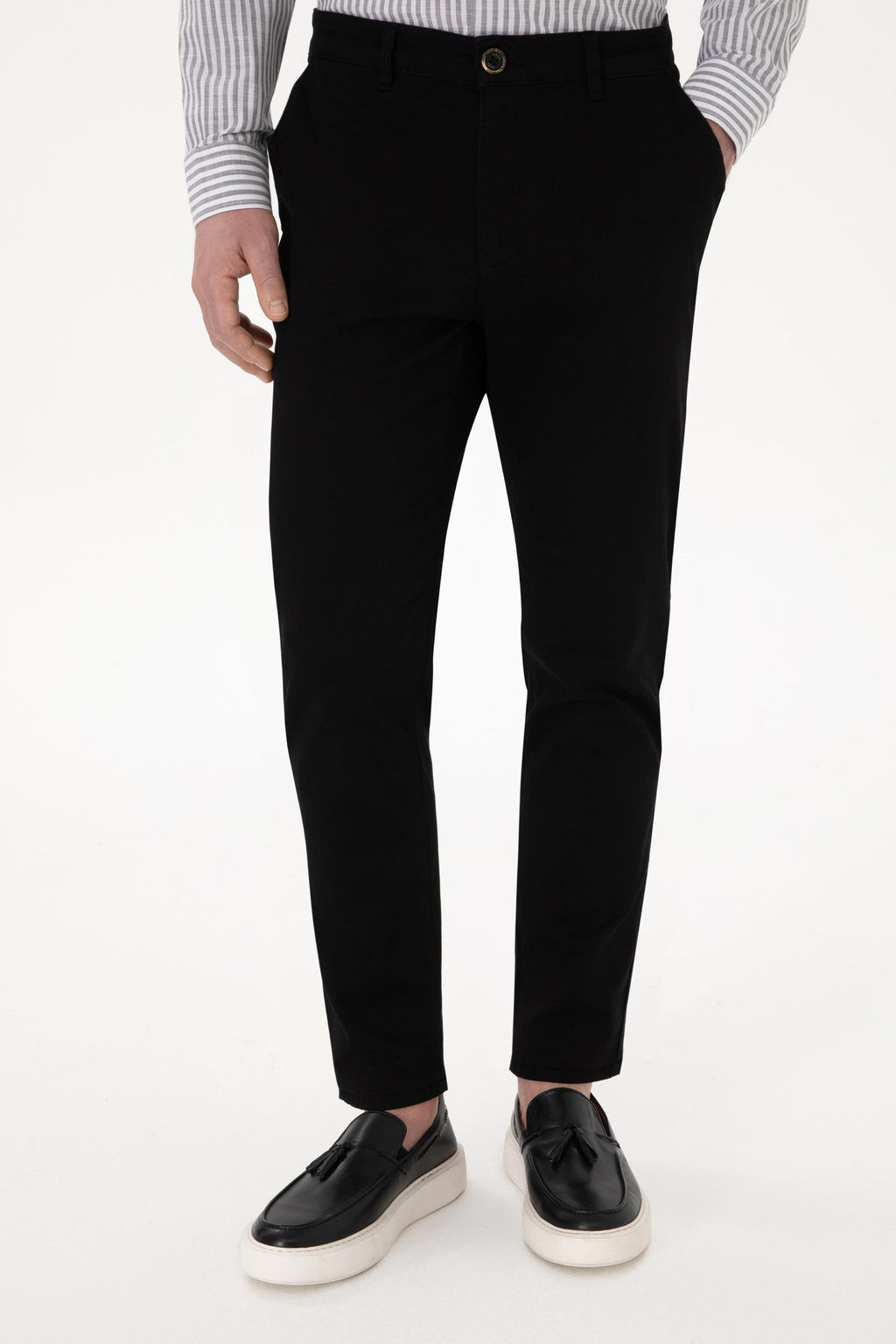 Erkek Siyah Kanvas Pantolon Sepette S_rpriz _ndirim - U.s. polo assn фото 2