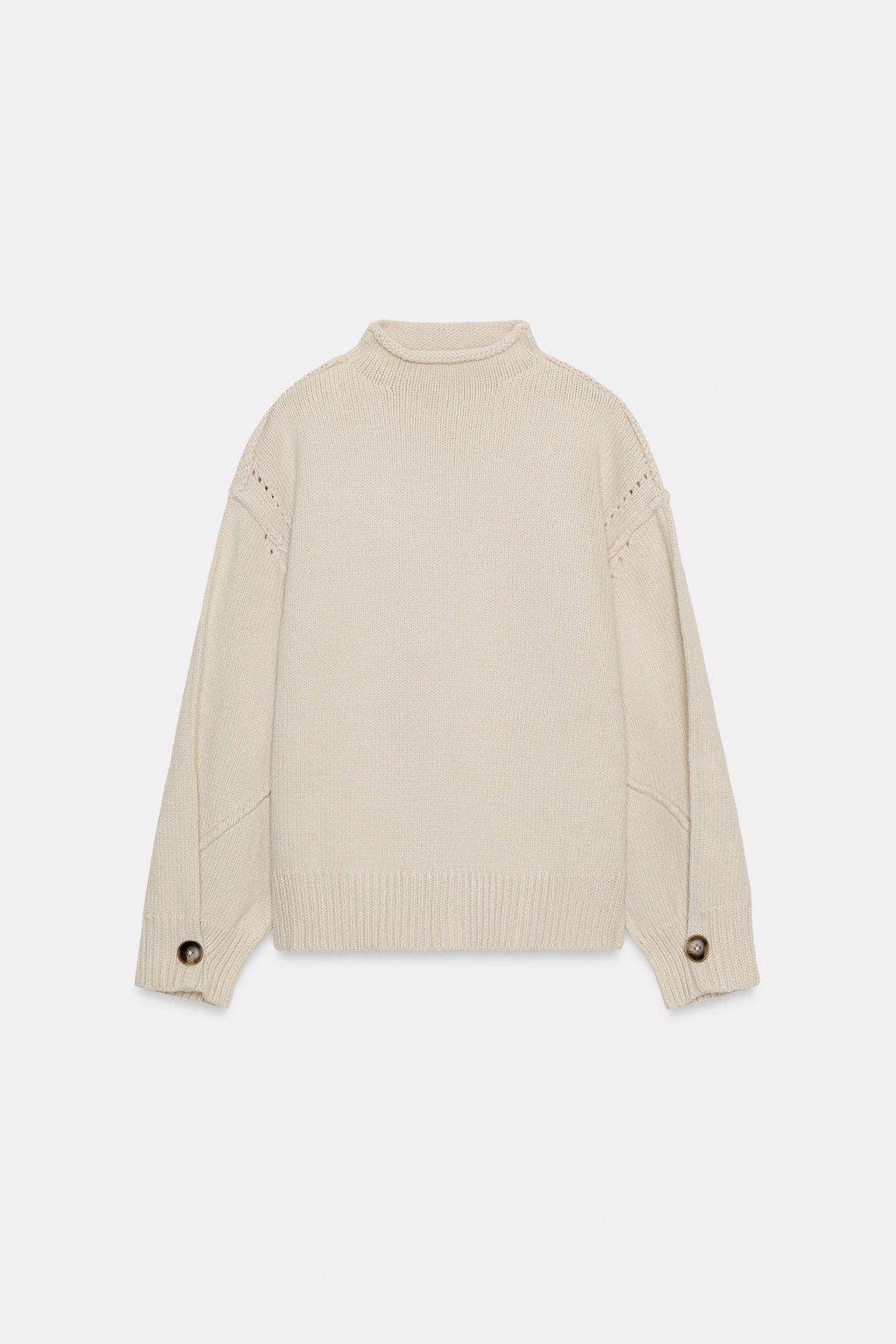SEAMED KNIT JUMPER - Zara фото 6