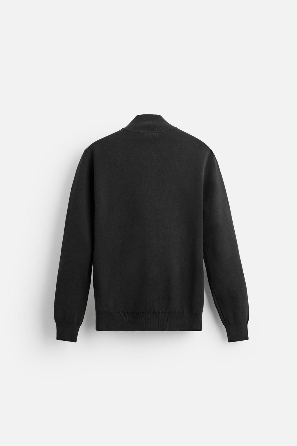 HIGH NECK QUARTER-ZIP SWEATER - Zara фото 15