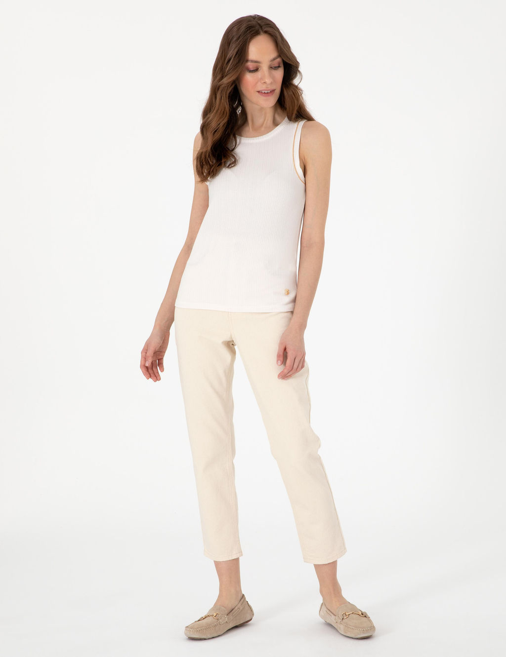 Ekru Ex. Slim Fit _rme Bluz